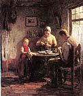 Evert Pieters Canvas Paintings - The Afternoon Meal